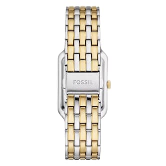 Fossil Raquel Three-Hand Date Two-Tone Stainless Steel Ladies Watch