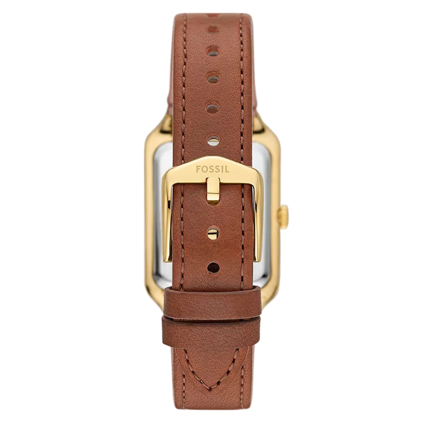 Fossil Raquel Three-Hand Date Medium Brown Leather Ladies Watch