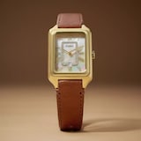 Fossil Raquel Three-Hand Date Medium Brown Leather Ladies Watch