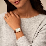 Fossil Raquel Three-Hand Date Medium Brown Leather Ladies Watch