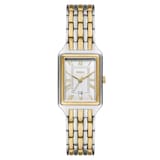 Fossil Raquel Three-Hand Date Two-Tone White Dial Ladies Watch