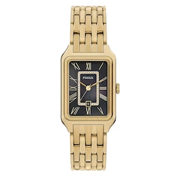 17230910 - Raquel Three-Hand Date Gold-Tone Mother of Pearl Ladies Watch