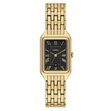Fossil Raquel Three-Hand Date Gold-Tone Black Dial Ladies Watch