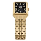 Fossil Raquel Three-Hand Date Gold-Tone Black Dial Ladies Watch