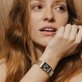 Fossil Raquel Three-Hand Date Gold-Tone Black Dial Ladies Watch