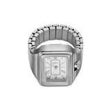 Fossil Raquel Two-Hand Stainless Steel Watch Ring
