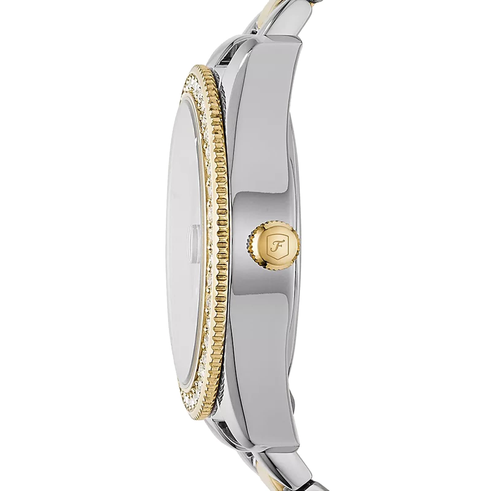 Fossil Scarlette Mini Three-Hand Date Two-Tone Stainless Steel Ladies Watch