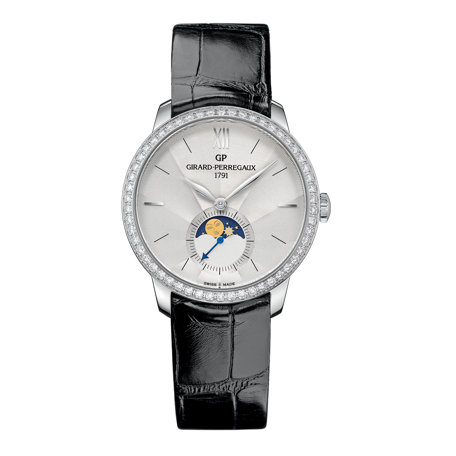 Girard Perregaux 1966 Silver 36mm Ladies Watch Girard Perregaux 1966 Silver 36mm Ladies Watch