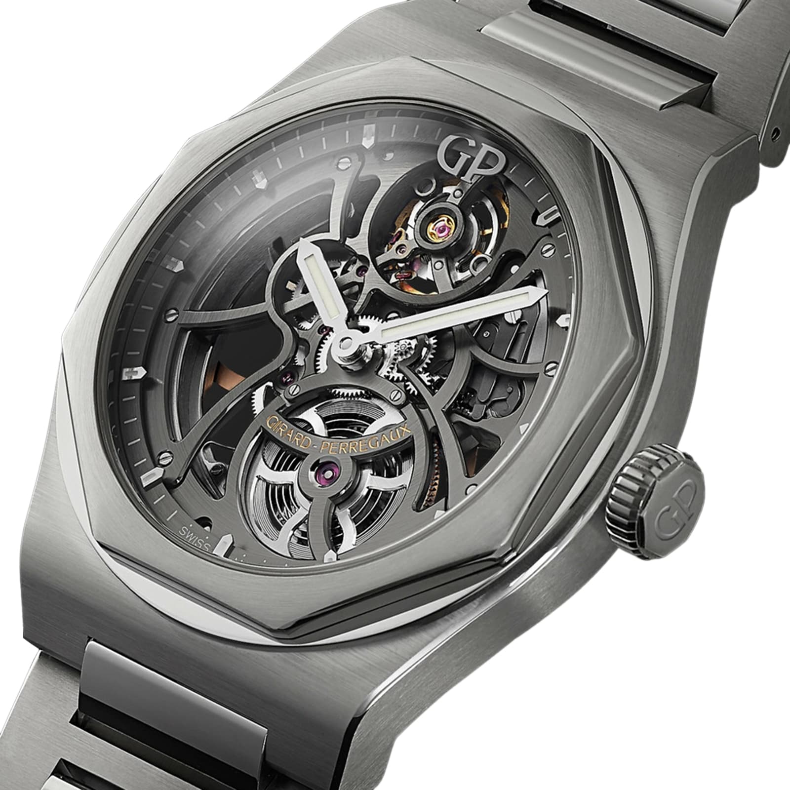 Girard Perregaux Laureato Skeleton 42mm 81015 11 001 11A Watches