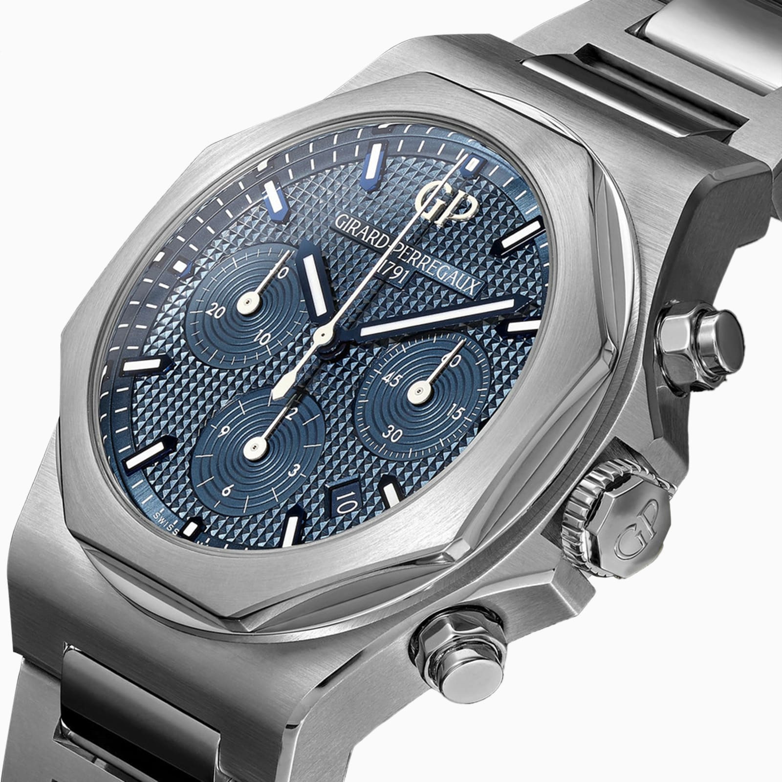 Girard Perregaux Laureato Blue 42mm Chronograph Girard Perregaux Laureato Blue 42mm Chronograph