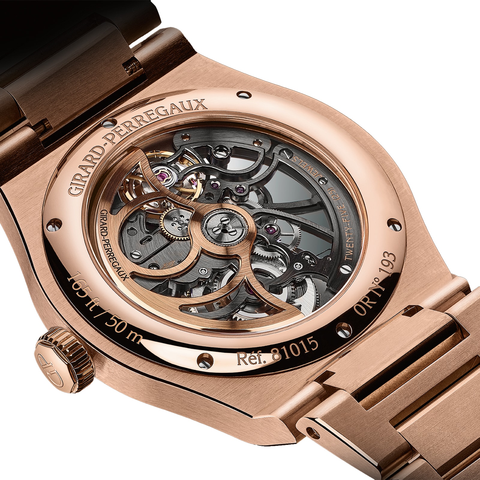 Girard Perregaux Laureato Rose Gold Skeleton 42mm 81015 52 002 52A