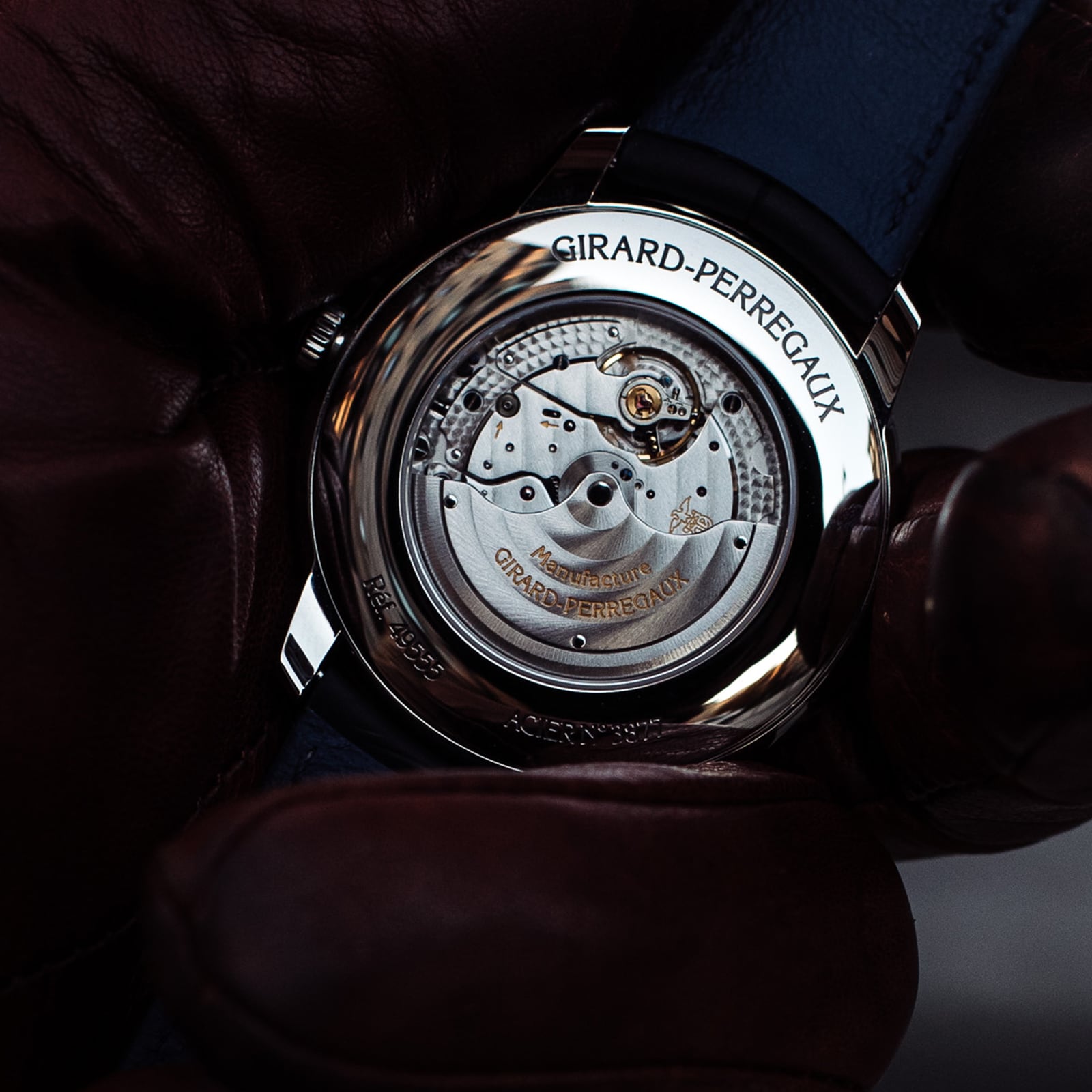 Girard Perregaux 1966 Blue 40mm Mens Watch