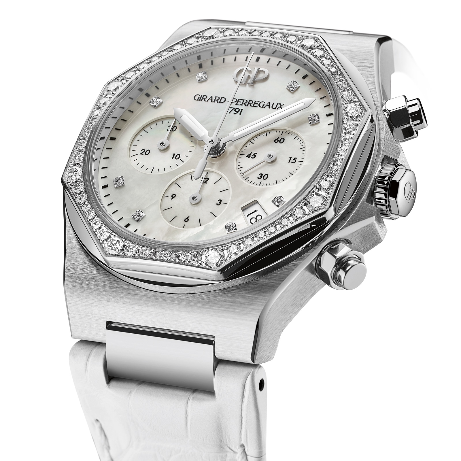 Girard Perregaux Laureato Chronograph Lady 81040D11A771 BB7B