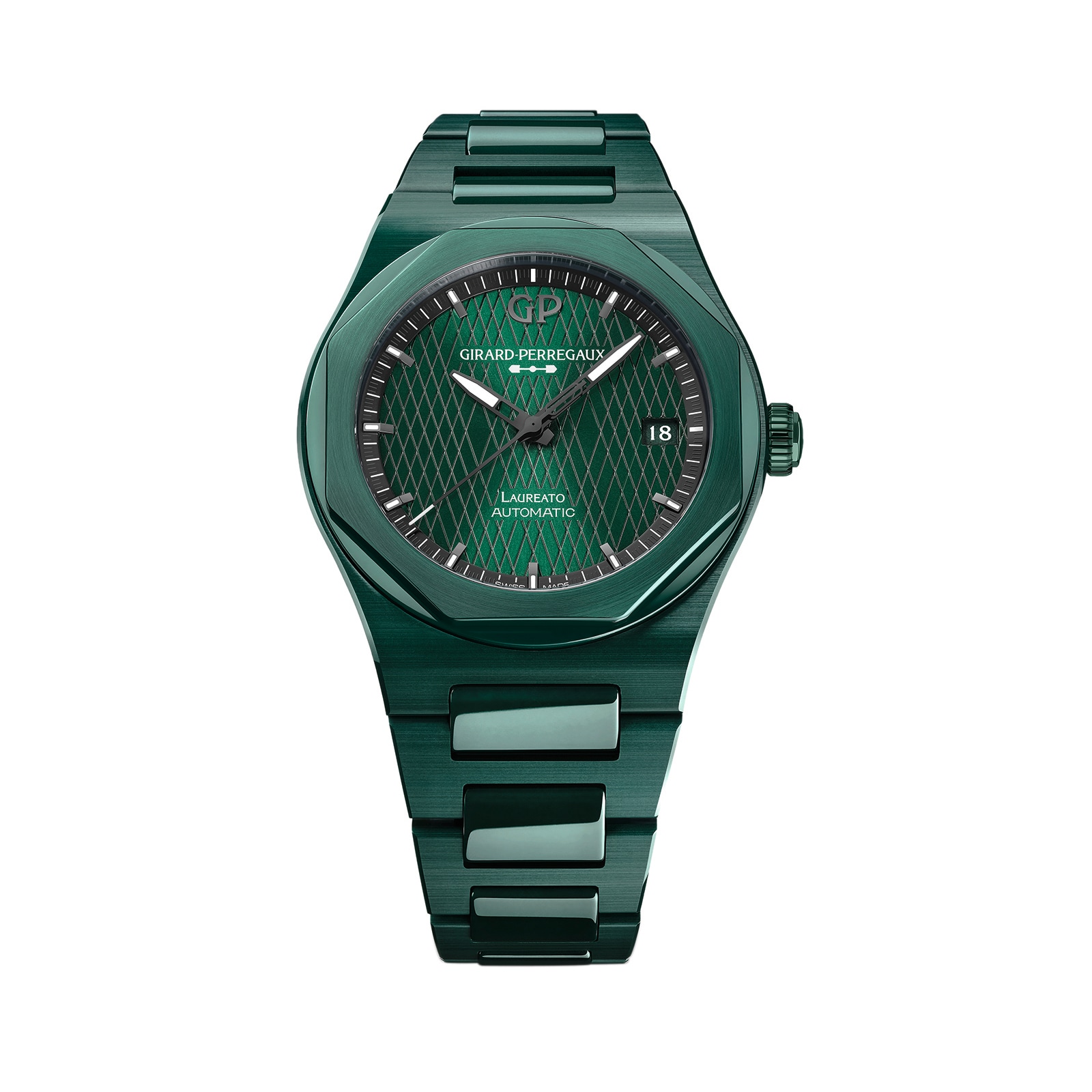 Laureato Green Ceramic Aston Martin Limited Edition 38mm