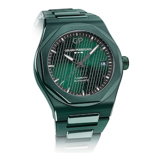 Girard Perregaux Laureato Green Ceramic Aston Martin Limited Edition 38mm