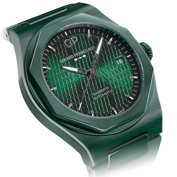 Girard-Perregaux Laureato Green Ceramic Aston Martin Limited Edition 38mm