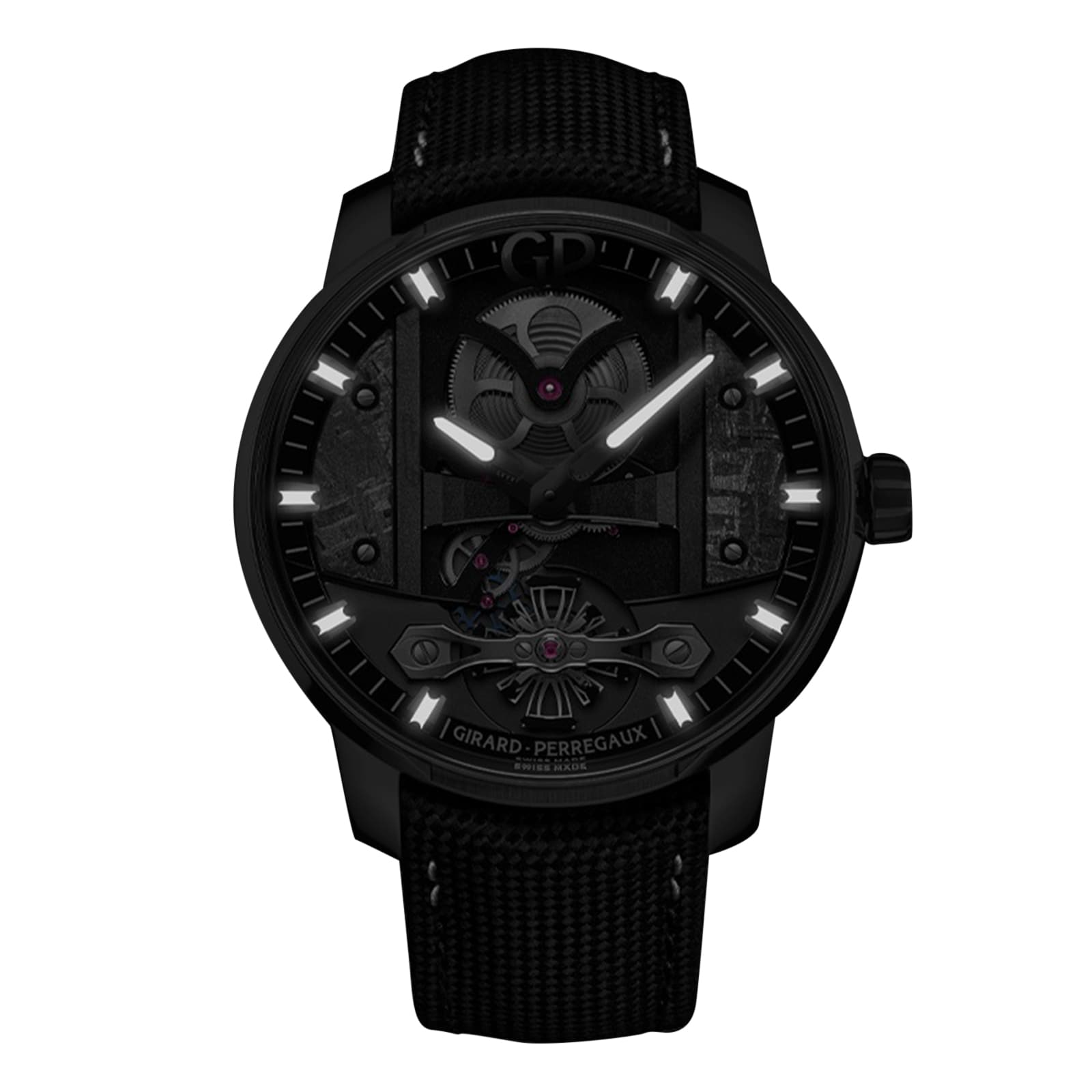 Girard-Perregaux Free Bridge Meteorite 44mm Mens Watch Skeleton Girard-Perregaux Free Bridge Meteorite 44mm Mens Watch Skeleton