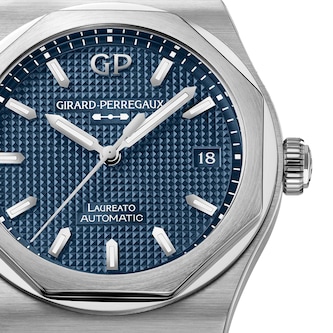 Girard Perregaux Laureato 38mm Midnight Blue Unisex Watch Girard Perregaux Laureato 38mm Midnight Blue Unisex Watch