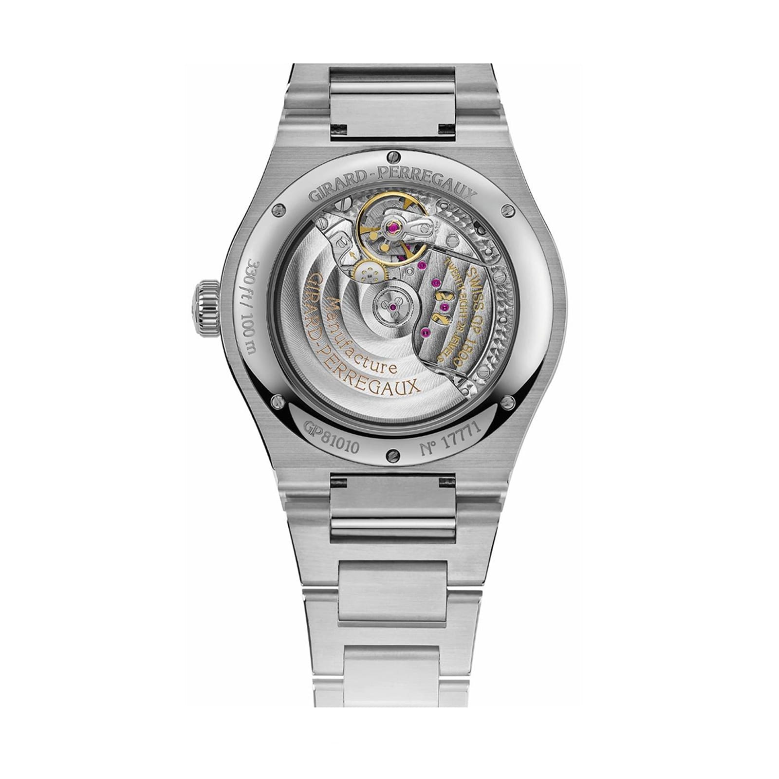 Girard Perregaux Laureato Fifty 42mm Limited Edition Mens Watch Turquoise The Watches Of Switzerland Group Exclusive