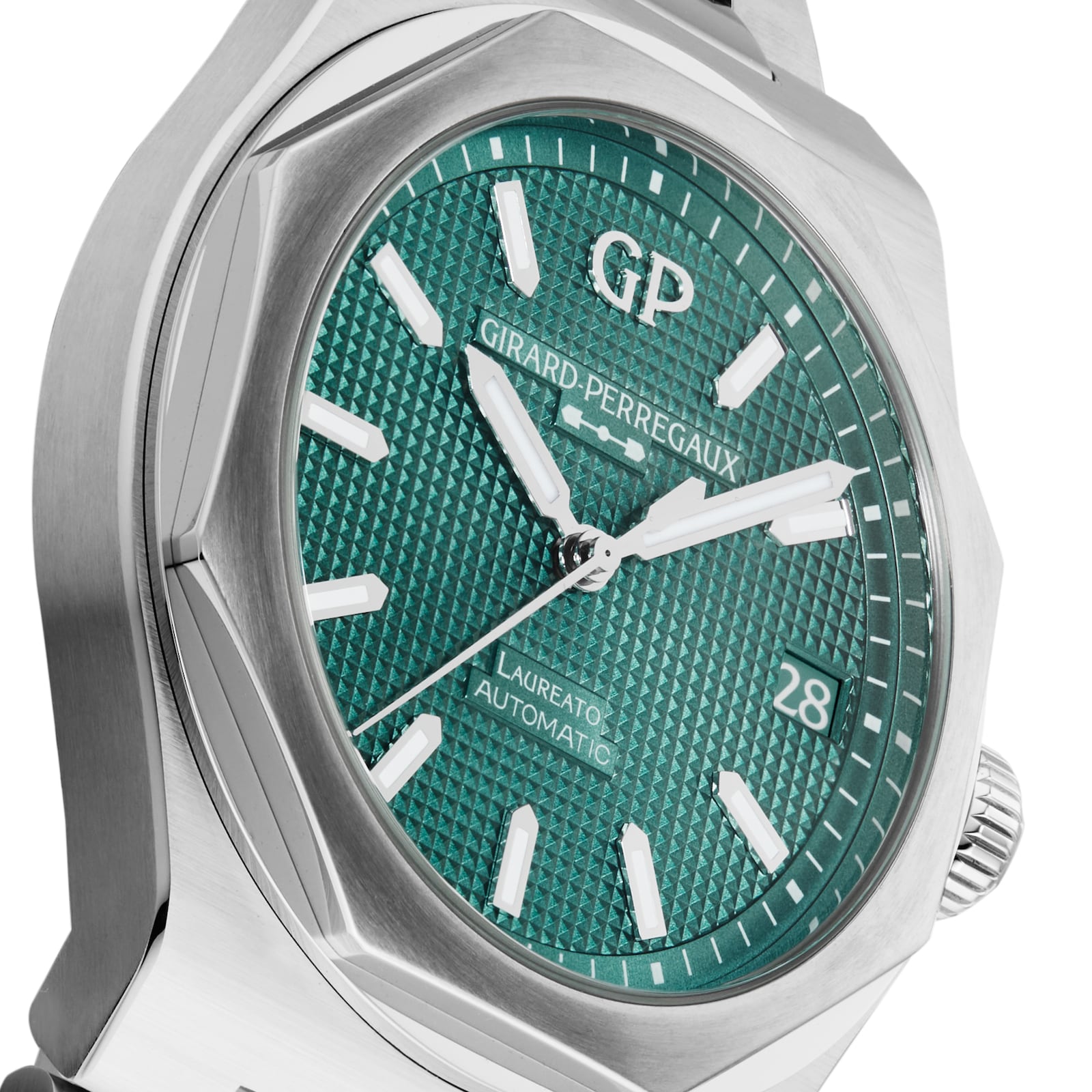 Girard Perregaux Laureato Fifty 42mm Limited Edition Mens Watch Turquoise The Watches Of Switzerland Group Exclusive