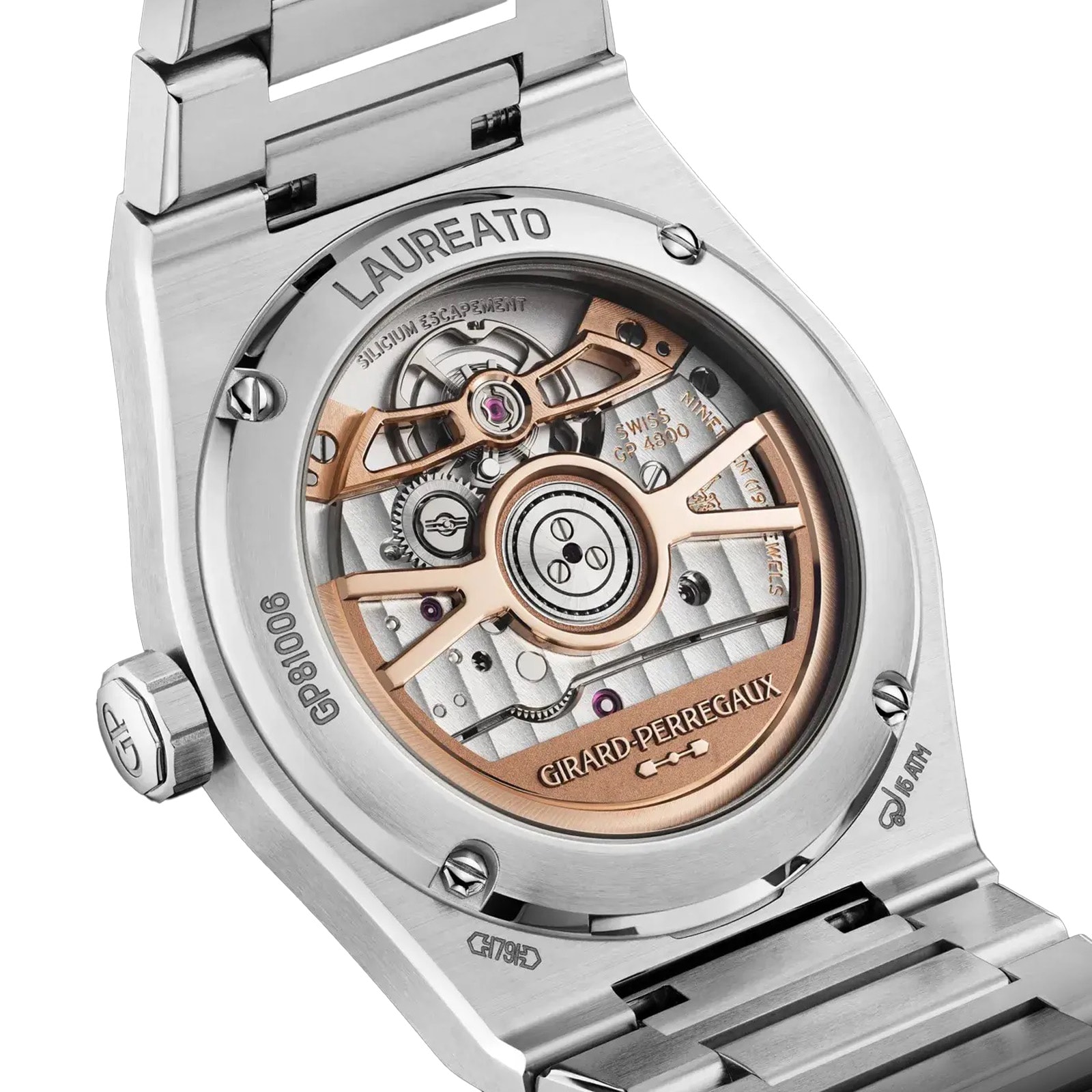 Girard Perregaux Laureato Fifty Self Winding 36mm Gold