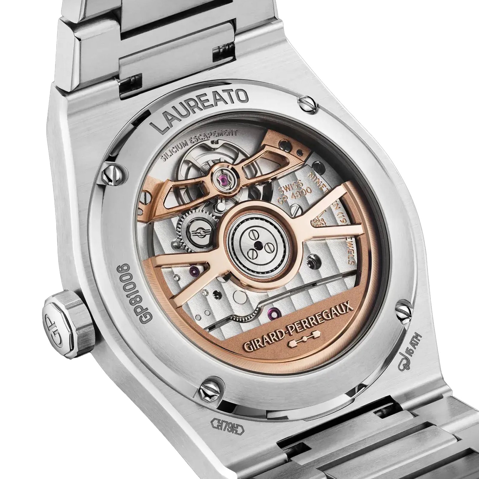 Girard Perregaux Laureato Fifty Self Winding 36mm Silver