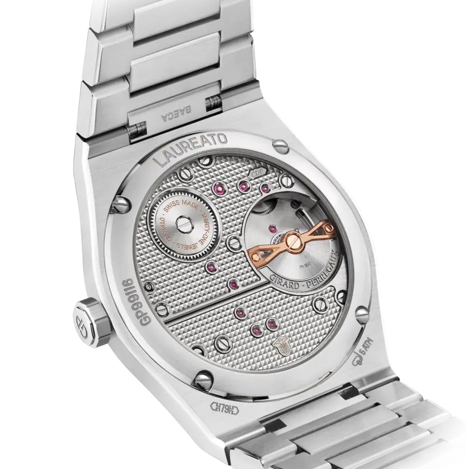 Girard-Perregaux Laureato Fifty Tourbillon Micro-Rotar 39mm Mens Watch