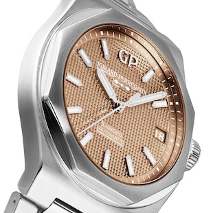 Girard-Perregaux Laureato Centenary 42mm Mens Watch Gold The Watches Of Switzerland Exclusive