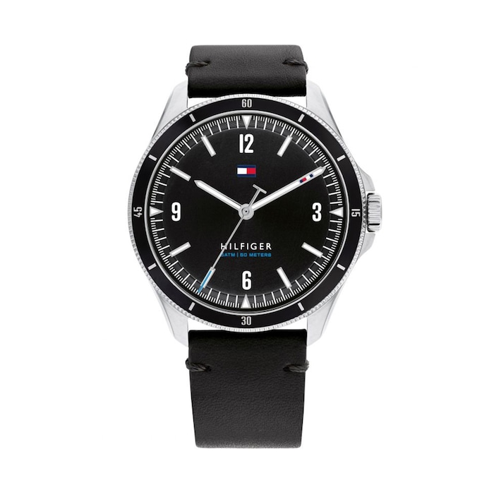 Tommy Hilfiger 43mm Mens Watch Black