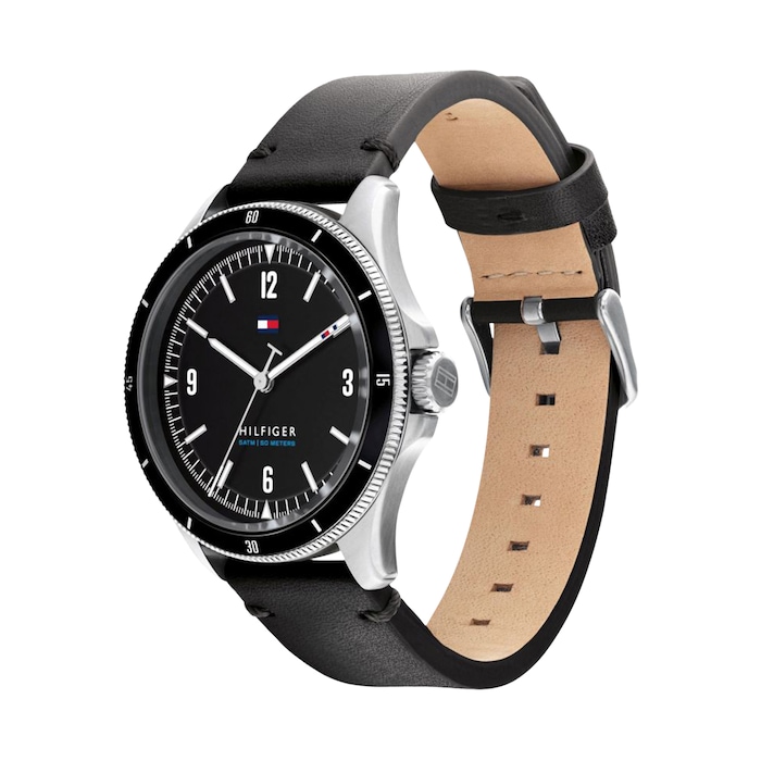 Tommy Hilfiger 43mm Mens Watch Black