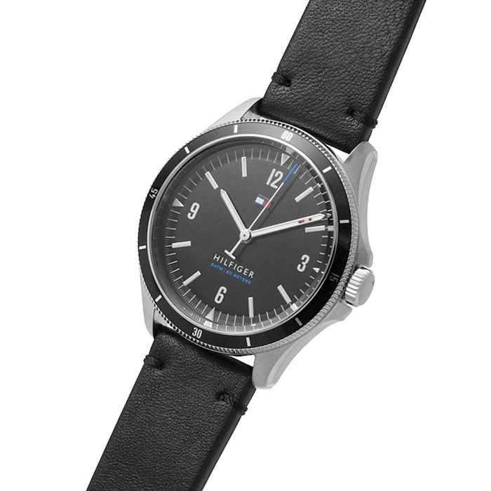 Tommy Hilfiger 43mm Mens Watch Black