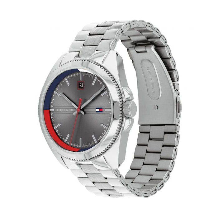Tommy Hilfiger 44mm Mens Watch Grey