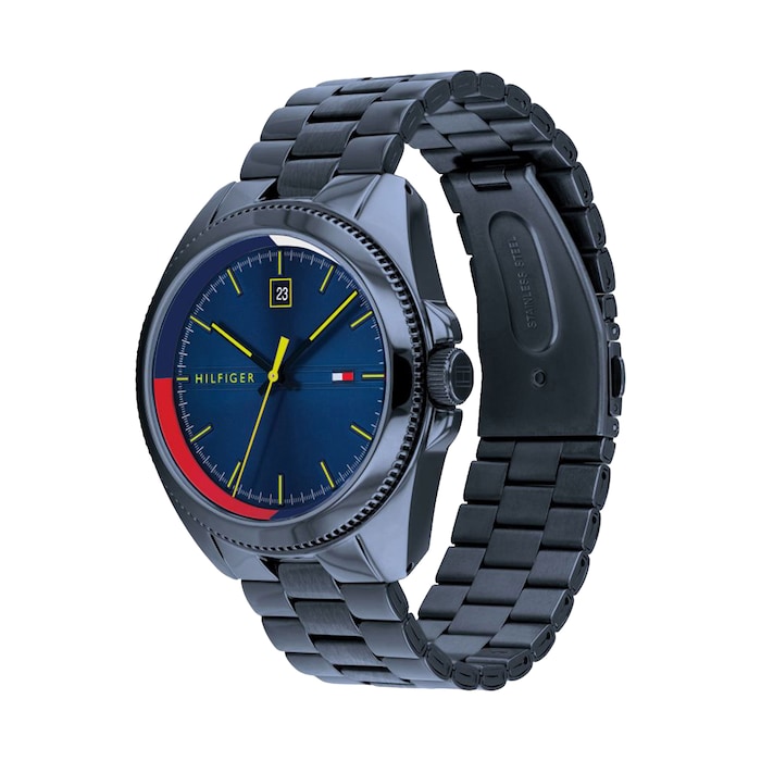 Tommy Hilfiger 44mm Mens Watch Blue
