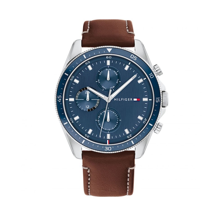 Tommy Hilfiger 44mm Mens Watch Blue