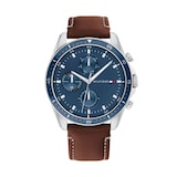 Tommy Hilfiger 44mm Mens Watch Blue