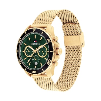 Tommy Hilfiger 43mm Mens Watch Green 1792093 | Goldsmiths