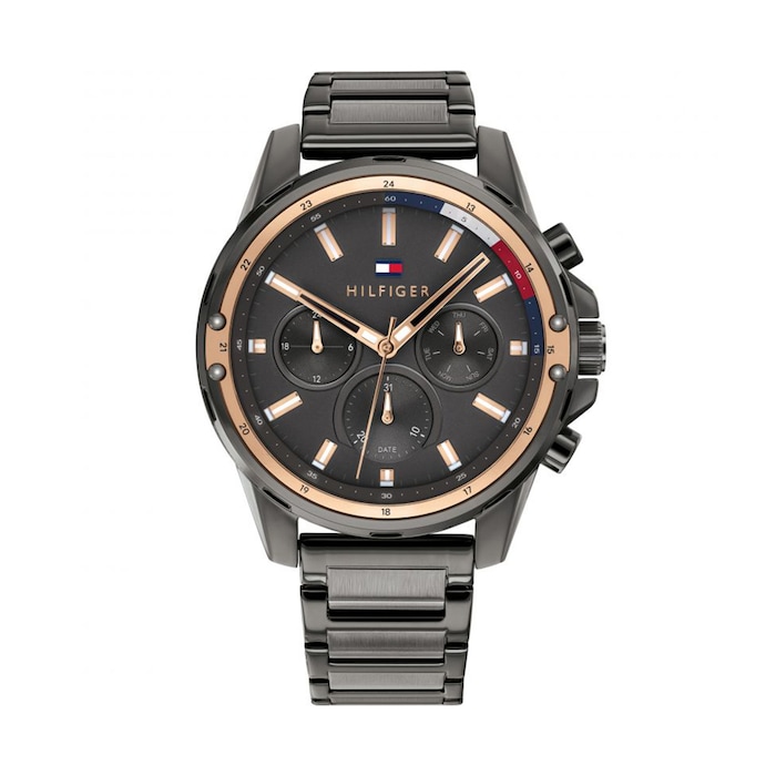 Tommy Hilfiger 45mm Mens Watch Grey