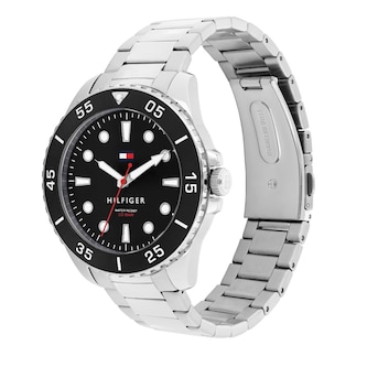 Tommy Hilfiger Oceanic Black Dial Mens Watch
