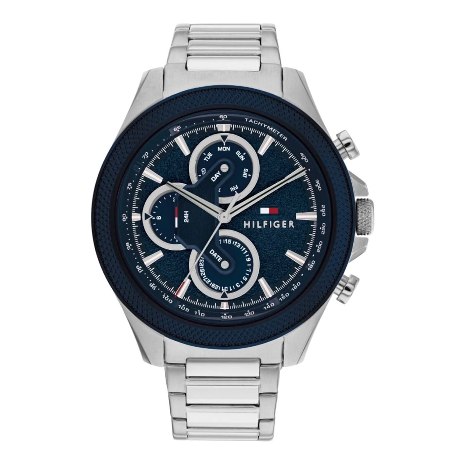 Tommy Hilfiger Clark Stainless Steel Blue Dial Mens Watch