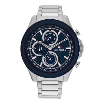Tommy Hilfiger Clark Stainless Steel Blue Dial Mens Watch