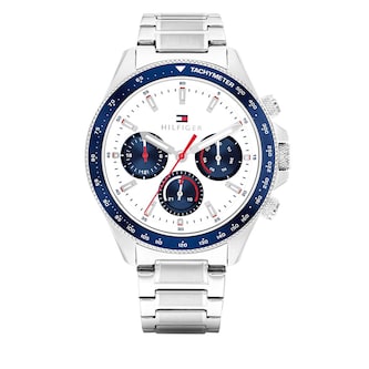 Tommy Hilfiger Clark Stainless Steel White Dial Mens Watch