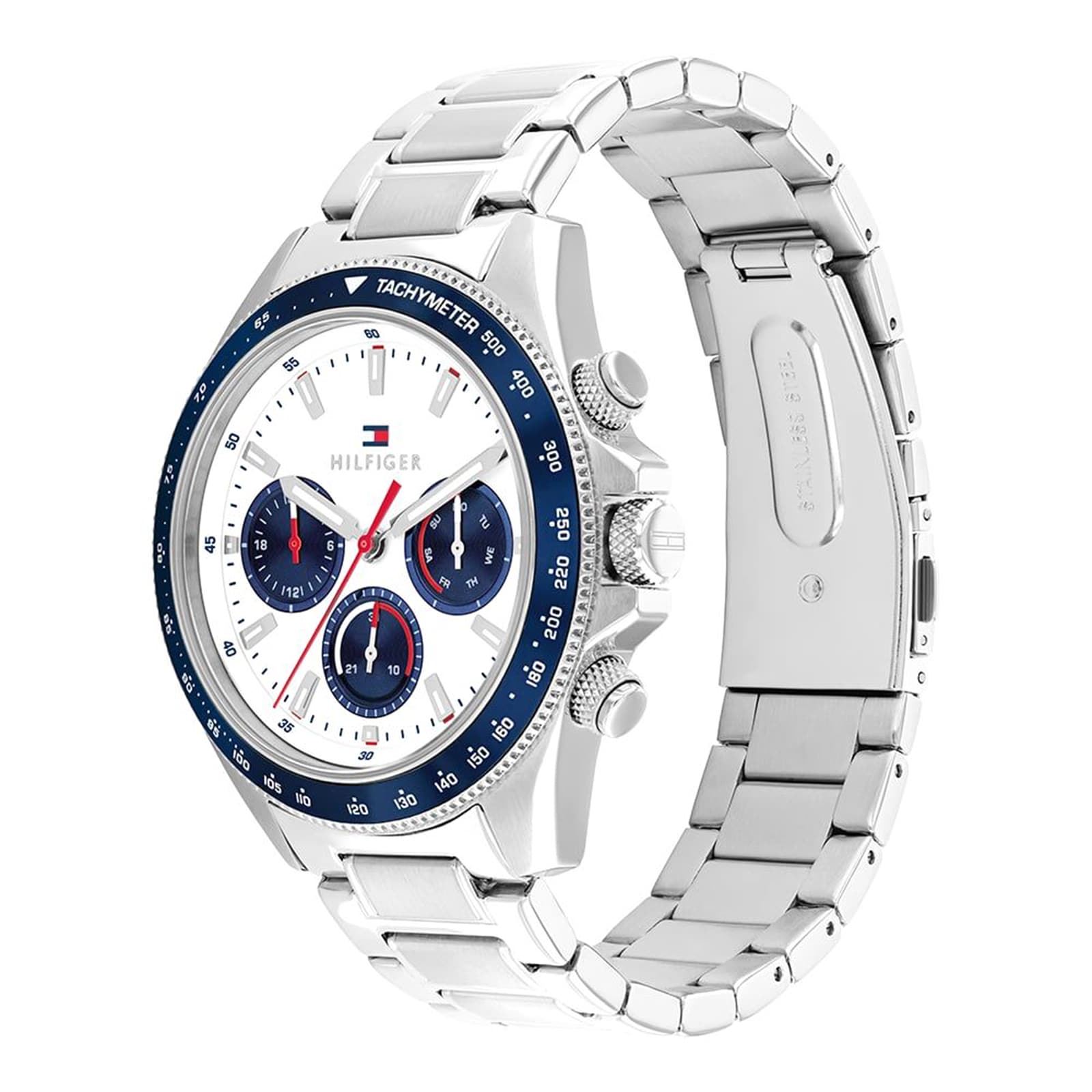 Tommy Hilfiger Clark Stainless Steel White Dial Mens Watch