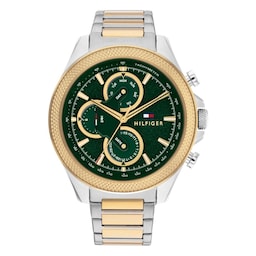 17280260 - Clark Bicolour Green Dial Mens Watch