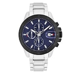Tommy Hilfiger Jameson Stainless Steel Blue Dial Mens Watch