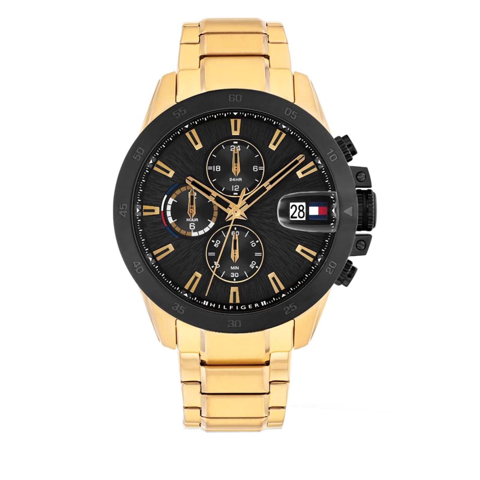 Tommy Hilfiger Jameson Stainless Steel Black Dial Mens Watch