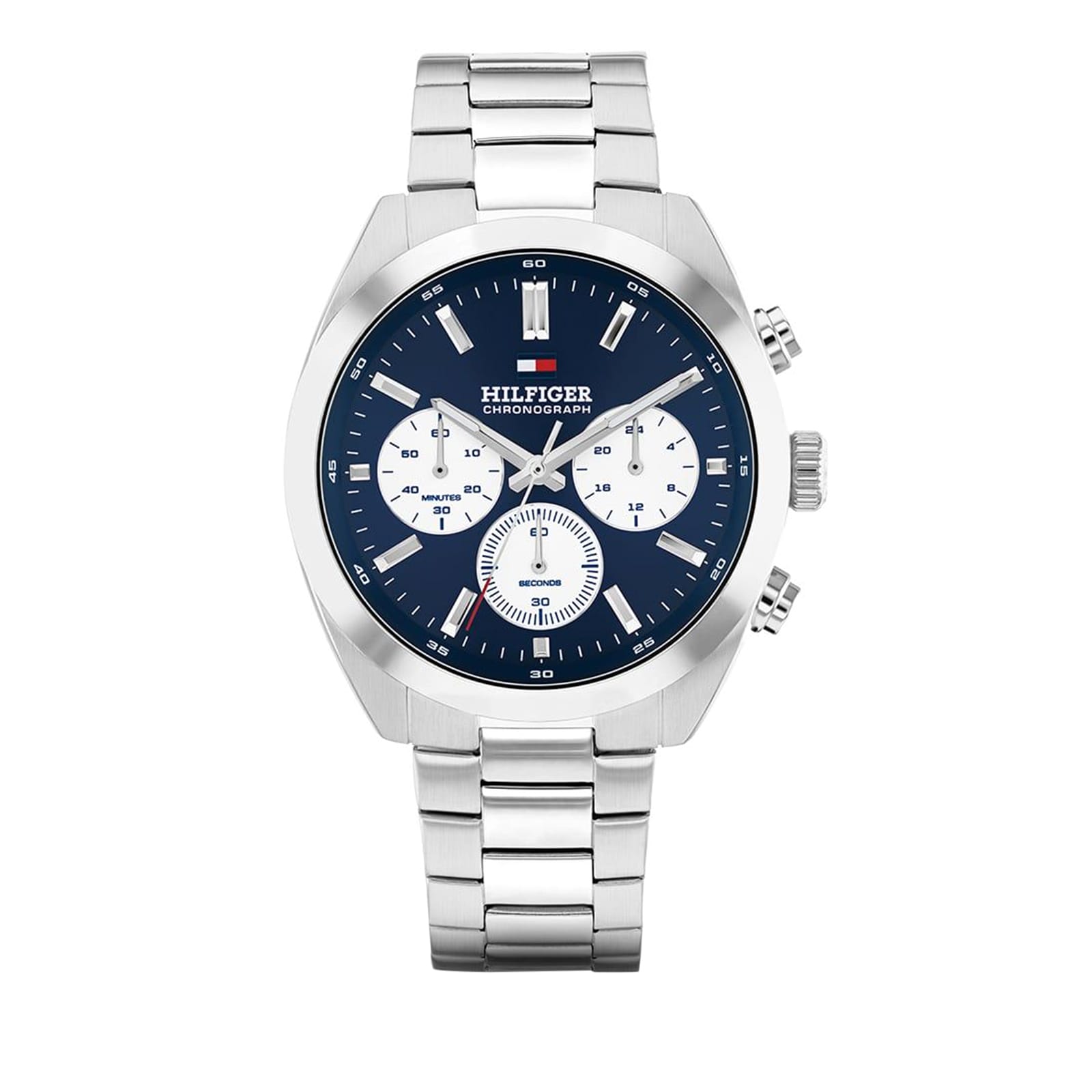 Tommy Hilfiger Hudson Stainless Steel Blue Dial Mens Watch