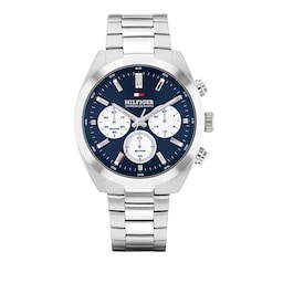 17280264 - Hudson Stainless Steel Blue Dial Mens Watch