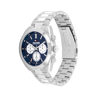 Tommy Hilfiger Hudson Stainless Steel Blue Dial Mens Watch