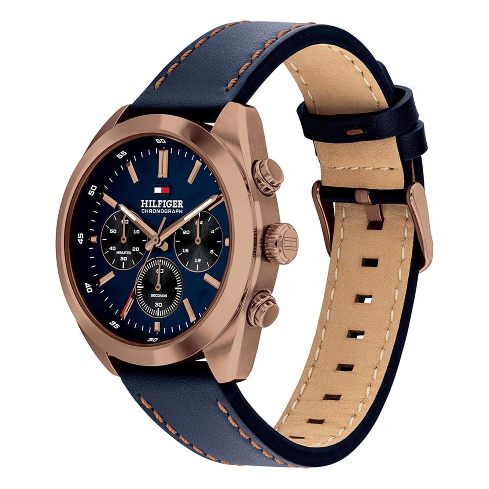 Tommy Hilfiger Hudson Blue Dial Mens Watch