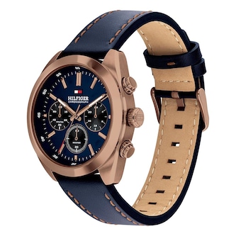 Tommy Hilfiger Hudson Blue Dial Mens Watch
